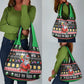 Ho Ho Ho Hold My Beer Santa Afro Grocery Bag Christmas Beer