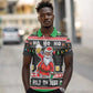 Ho Ho Ho Hold My Beer Santa Afro Polo Shirt Christmas Beer