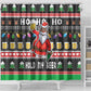 Ho Ho Ho Hold My Beer Santa Afro Shower Curtain Christmas Beer