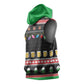 Ho Ho Ho Hold My Beer Santa Afro Sleeveless Hoodie Christmas Beer - African Pride