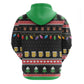 Ho Ho Ho Hold My Beer Santa Afro Zip Hoodie Christmas Beer