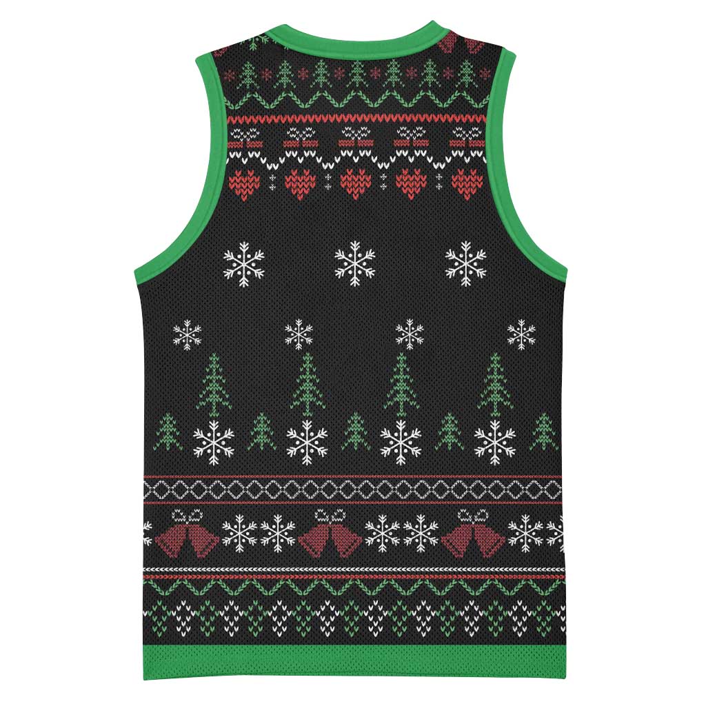 Santa Claus African Christmas Basketball Jersey Traditional Costume - African Pride
