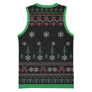 Santa Claus African Christmas Basketball Jersey Traditional Costume - African Pride