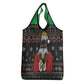 Santa Claus African Christmas Grocery Bag Traditional Costume