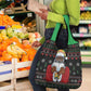 Santa Claus African Christmas Grocery Bag Traditional Costume