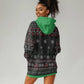 Santa Claus African Christmas Hoodie Dress Traditional Costume
