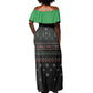 Santa Claus African Christmas Off Shoulder Maxi Dress Traditional Costume