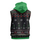 Santa Claus African Christmas Sleeveless Hoodie Traditional Costume - African Pride