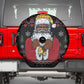 Santa Claus African Christmas Spare Tire Cover Traditional Costume