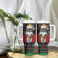 Santa Claus African Christmas Tumbler With Handle Traditional Costume