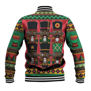 Black Nutcrackers Baseball Jacket Afro Christmas