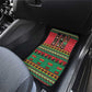 Black Nutcrackers Car Mats Afro Christmas