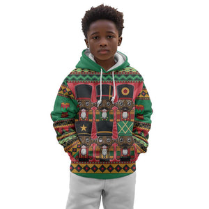 Black Nutcrackers Kid Hoodie Afro Christmas