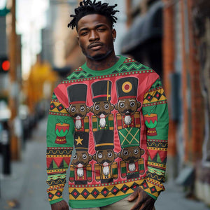 Black Nutcrackers Long Sleeve Shirt Afro Christmas