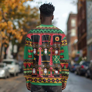 Black Nutcrackers Long Sleeve Shirt Afro Christmas
