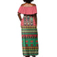 Black Nutcrackers Off Shoulder Maxi Dress Afro Christmas