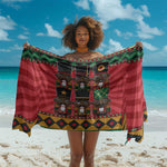 Black Nutcrackers Sarong Afro Christmas