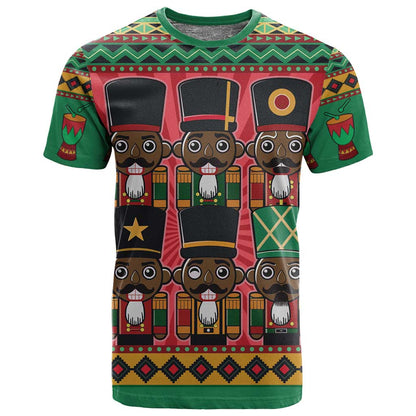 Black Nutcrackers T shirt Afro Christmas