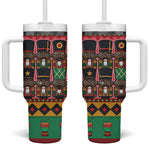Black Nutcrackers Tumbler With Handle Afro Christmas