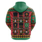 Black Nutcrackers Zip Hoodie Afro Christmas