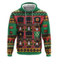 Black Nutcrackers Zip Hoodie Afro Christmas