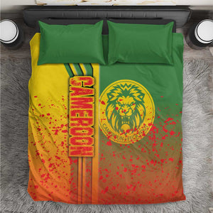 Cameroon Soccer Bedding Set Indomitable Lions Football - Road To Champion