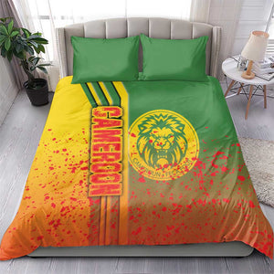 Cameroon Soccer Bedding Set Indomitable Lions Football - Road To Champion