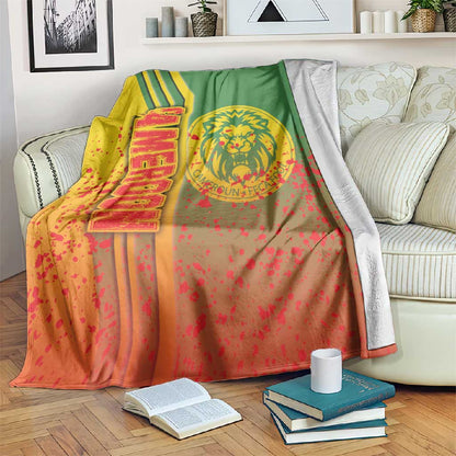 Cameroon Soccer Blanket Indomitable Lions Football - Road To Champion