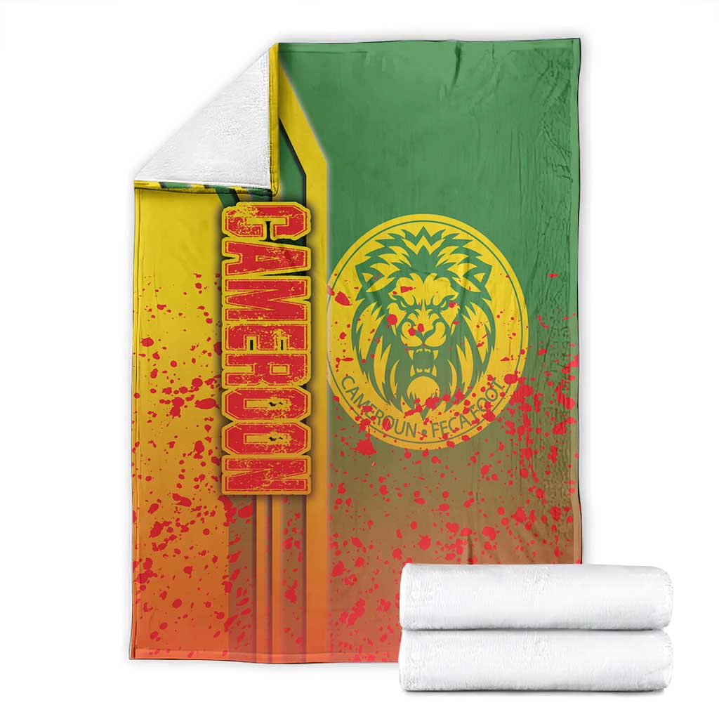 Cameroon Soccer Blanket Indomitable Lions Football - Road To Champion