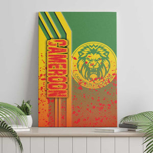 Cameroon Soccer Canvas Wall Art Indomitable Lions Football - Road To Champion