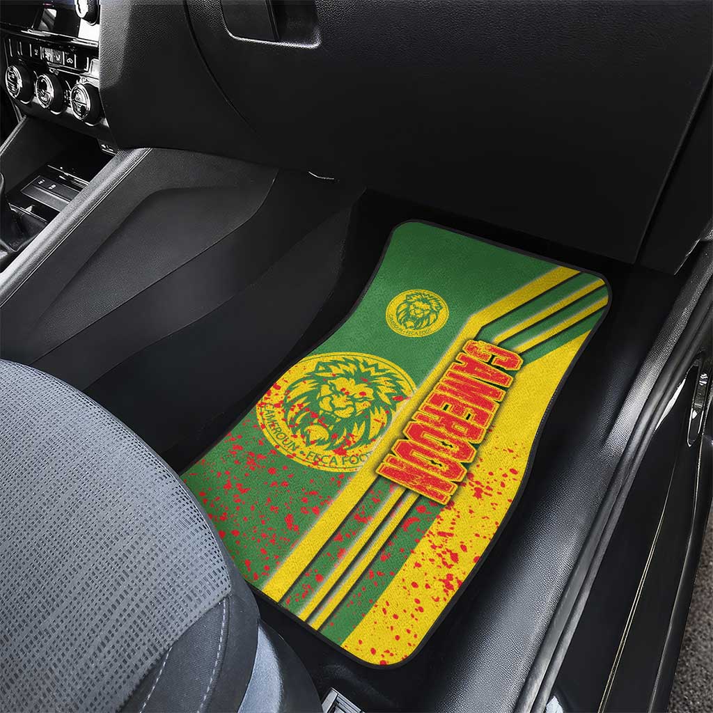 Cameroon Soccer Car Mats Indomitable Lions Football - Road To Champion