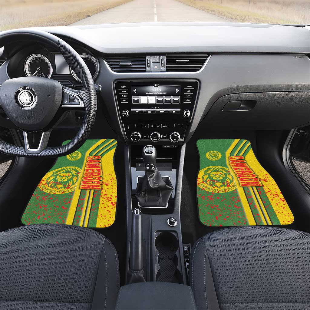 Cameroon Soccer Car Mats Indomitable Lions Football - Road To Champion