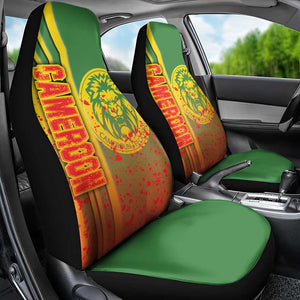 Cameroon Soccer Car Seat Cover Indomitable Lions Football - Road To Champion