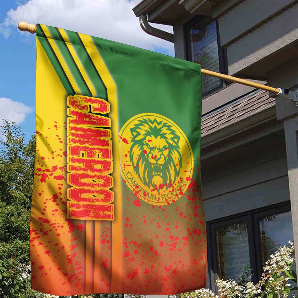 Cameroon Soccer Garden Flag Indomitable Lions Football - Road To Champion