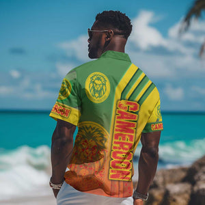 Cameroon Soccer Hawaiian Shirt Indomitable Lions Football - Road To Champion