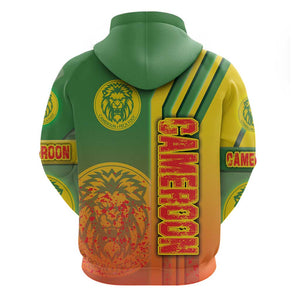 Cameroon Soccer Hoodie Indomitable Lions Football - Road To Champion