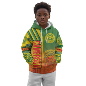 Cameroon Soccer Kid Hoodie Indomitable Lions Football - Road To Champion