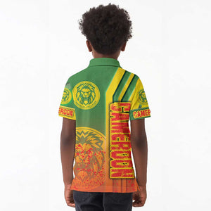 Cameroon Soccer Kid Polo Shirt Indomitable Lions Football - Road To Champion