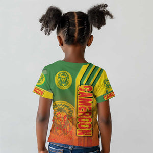 Cameroon Soccer Kid T shirt Indomitable Lions Football - Road To Champion
