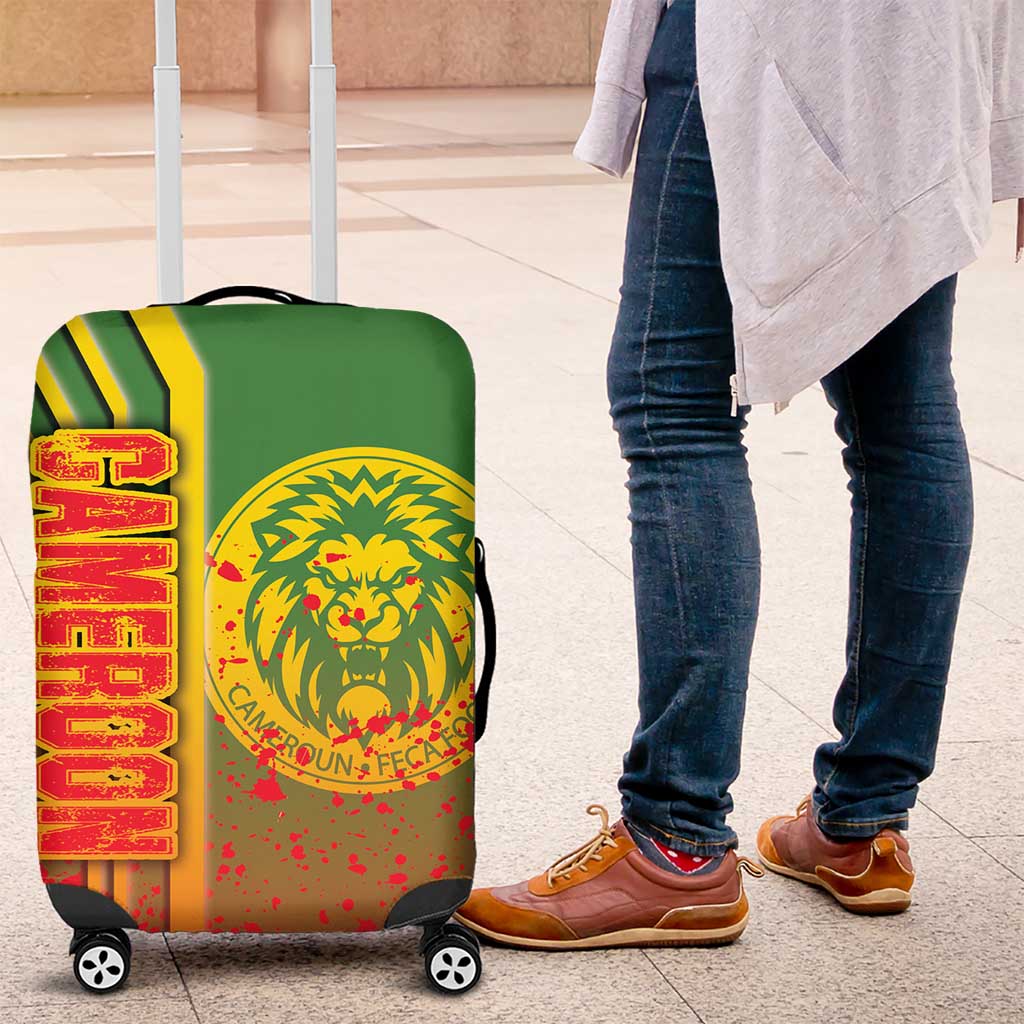 Cameroon Soccer Luggage Cover Indomitable Lions Football - Road To Champion