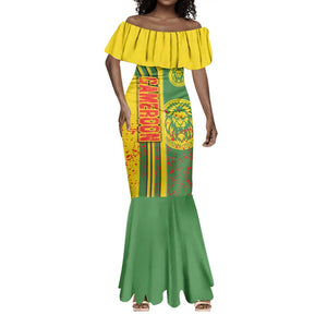 Cameroon Soccer Mermaid Dress Indomitable Lions Football - Road To Champion