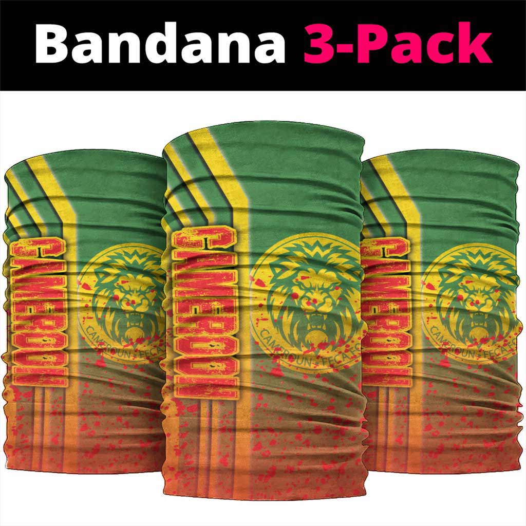 Cameroon Soccer Neck Gaiter Indomitable Lions Football - Road To Champion - African Pride