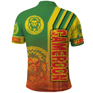Cameroon Soccer Polo Shirt Indomitable Lions Football - Road To Champion