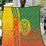 Cameroon Soccer Quilt Indomitable Lions Football - Road To Champion