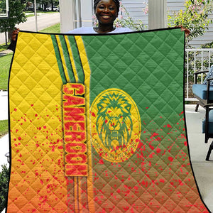 Cameroon Soccer Quilt Indomitable Lions Football - Road To Champion