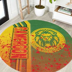 Cameroon Soccer Round Carpet Indomitable Lions Football - Road To Champion