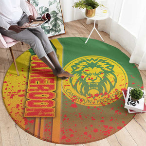 Cameroon Soccer Round Carpet Indomitable Lions Football - Road To Champion
