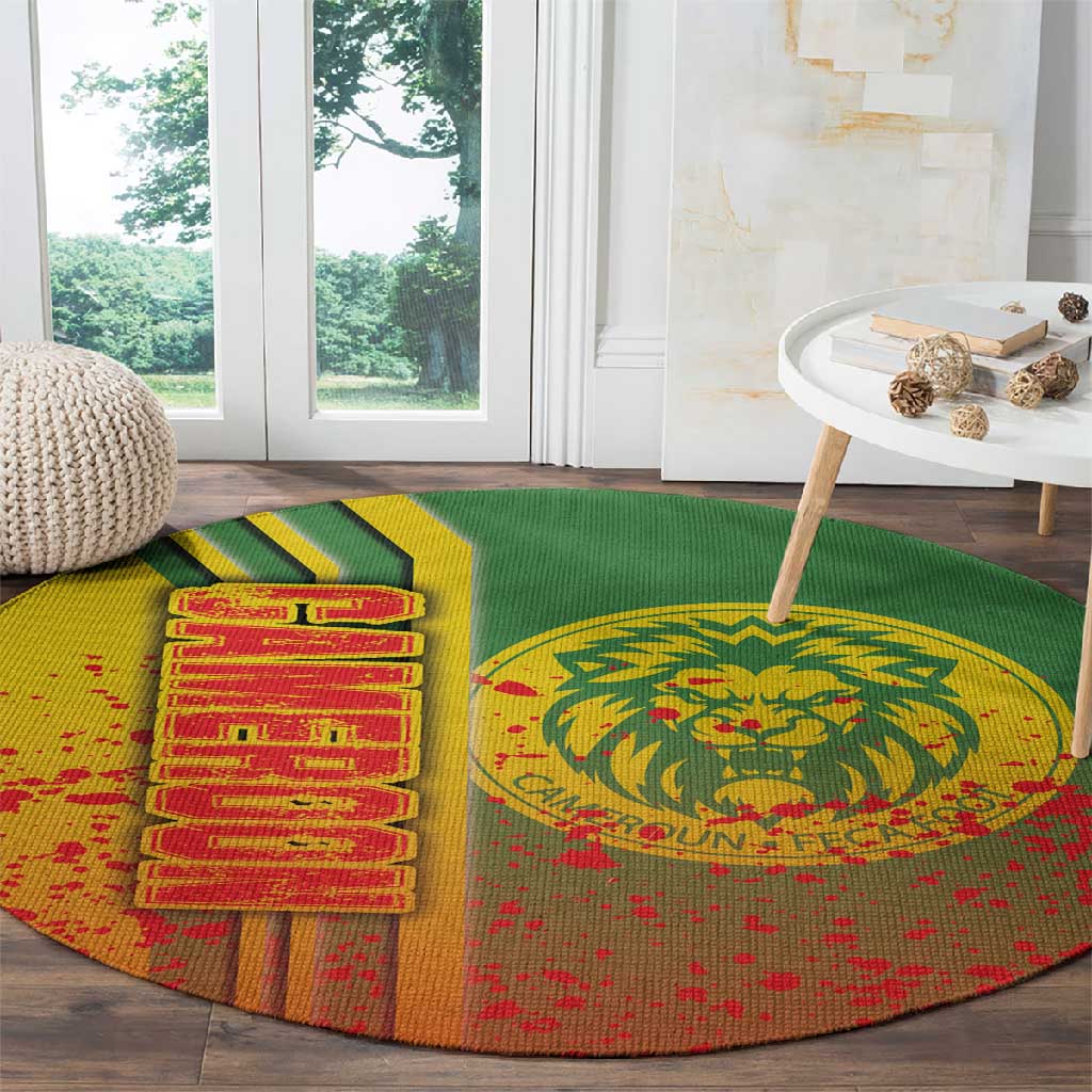 Cameroon Soccer Round Carpet Indomitable Lions Football - Road To Champion