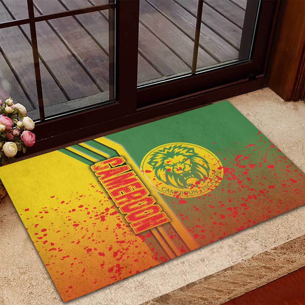 Cameroon Soccer Rubber Doormat Indomitable Lions Football - Road To Champion