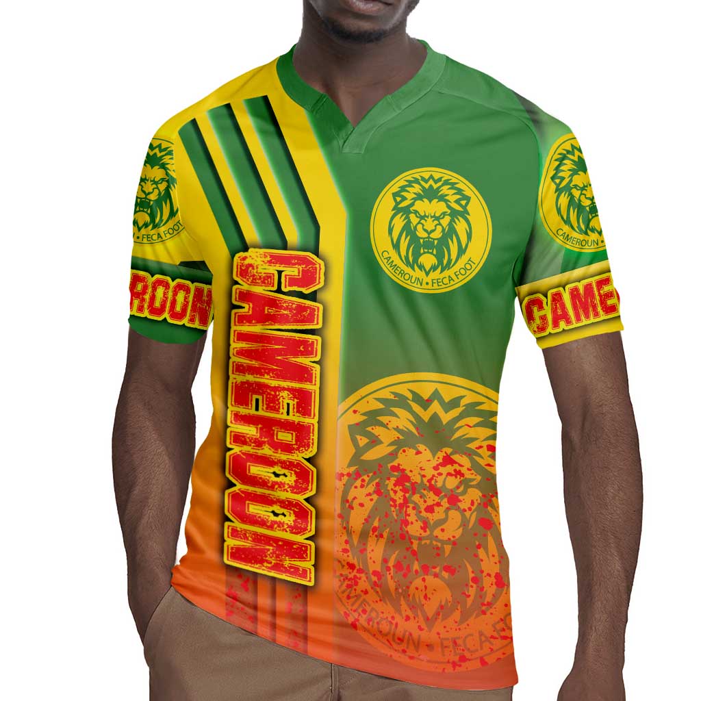 Cameroon Soccer Rugby Jersey Indomitable Lions Football - Road To Champion